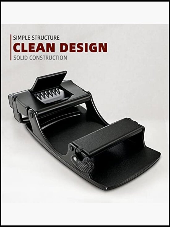 Pure Zinc Ratchet Belt Buckle Replacement for 1 3/8\